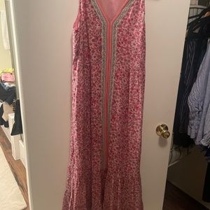 Pink maxi dress